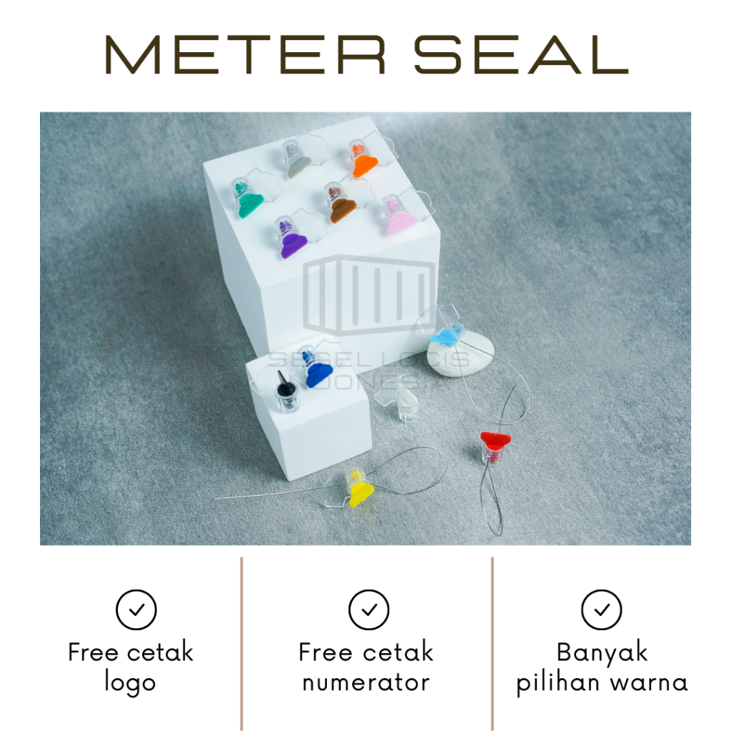 Wire Seal PLN PDAM Segel Putar KWH Meter Segel PLN Min 1000pcs Segel PDAM