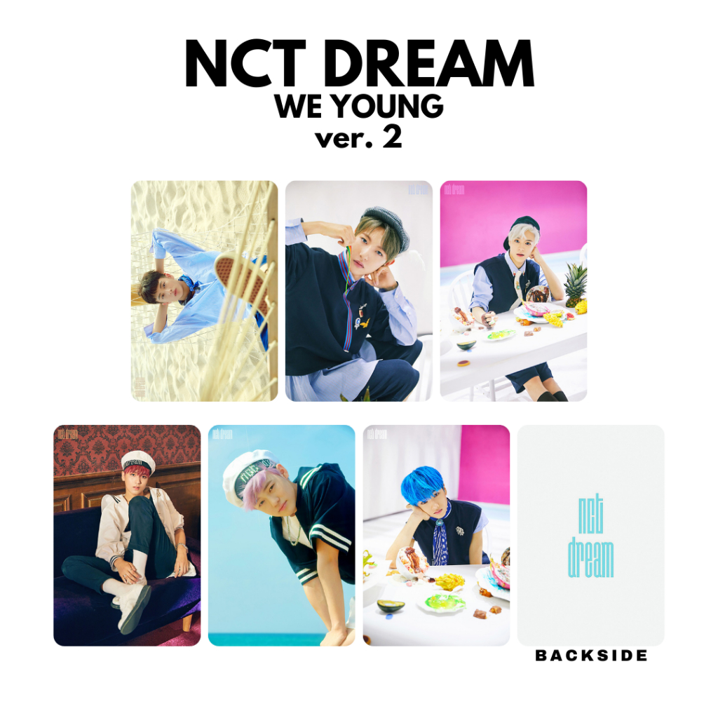 NCT DREAM - photocard [WE YOUNG] versi 2