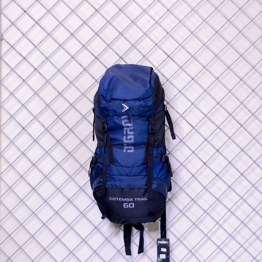 Tas Gunung Carrier D'Grov Gotemba Trail 60l Biru Dongker - D'GROV