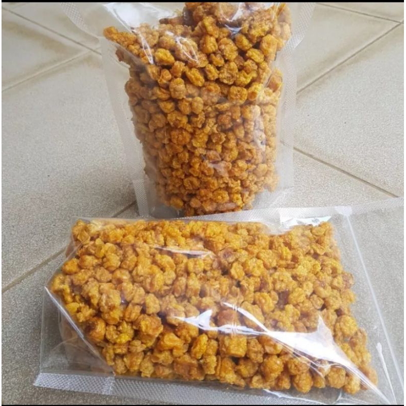 

Marning jagung kemasan 250gr, rasanya gurih asin dan renyah