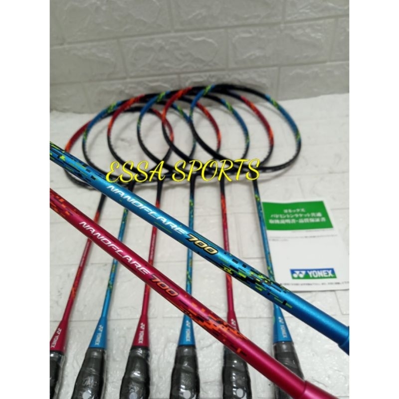 RAKET YONEX NANOFLARE 700 NC JP CODE FREE SENAR GRIP DAN ONGKOS PASANG