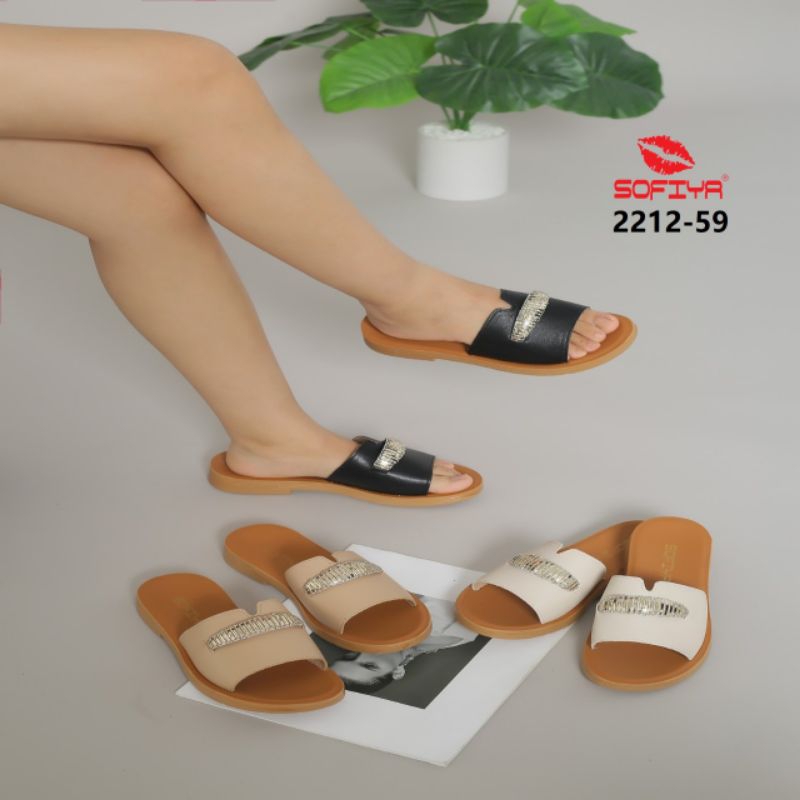 SENDAL FLAT WANITA IMPORT SOFIYA TERBARU 2212-59