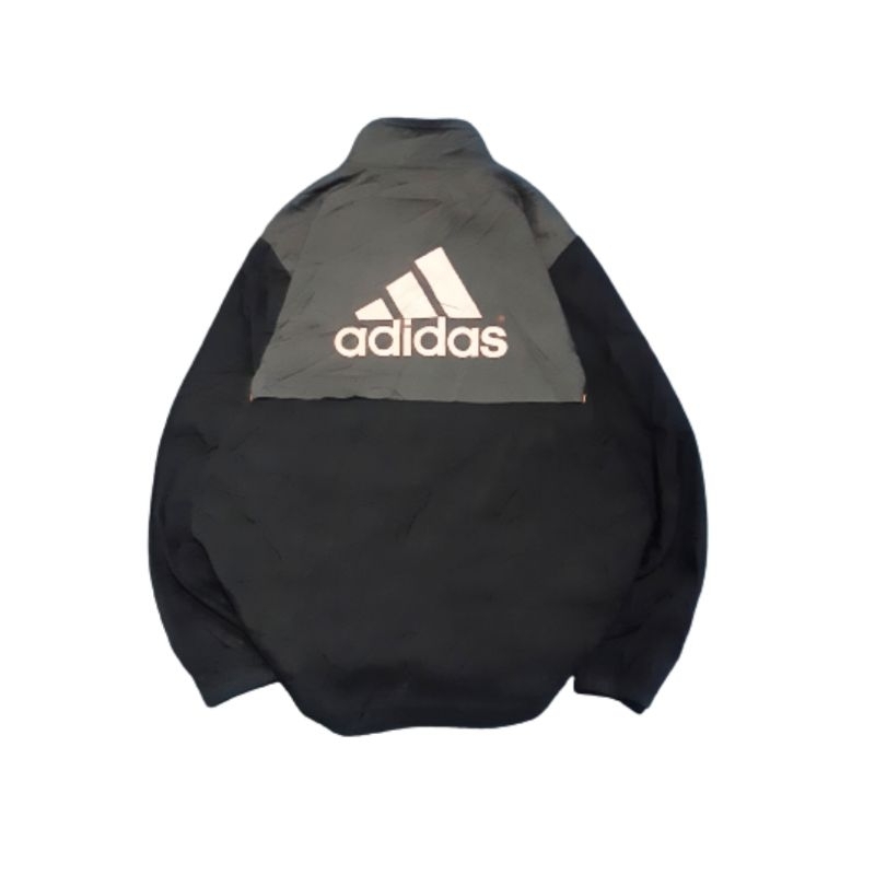 Vintage Jacket/Jaket Winbreaker Adidas Spell Out Big Logo Twotone Colorblock