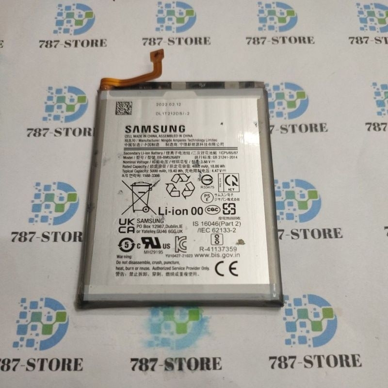 BATTERY SAMSUNG A22 5G A235F EB-BM526ABY ORIGINAL BEKAS