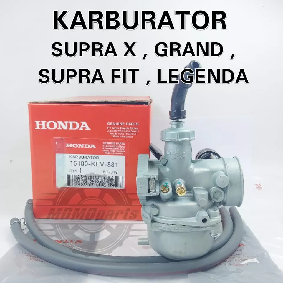 CARBURATOR MOTOR KODE PARTS KEV HONDA GRAND,LEGENDA,SUPRA X,SUPRA FIT KUALITAS ORIGINAL Motorcycle