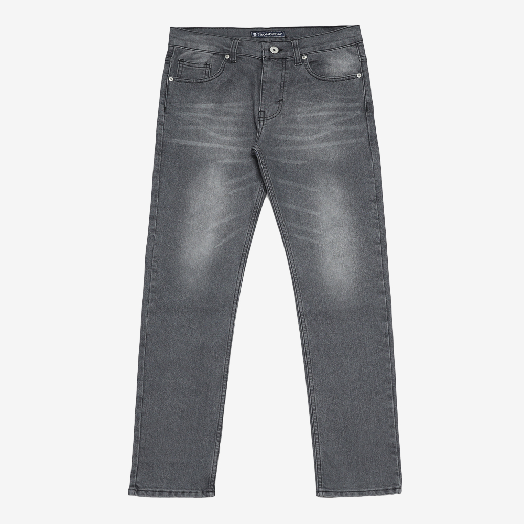 Trondheim Celana Jeans Pria Denim Slimfit Yugos Darkgrey