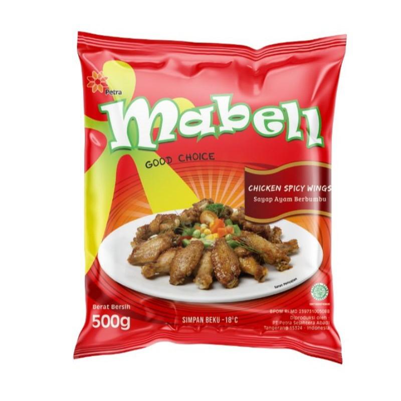 

Mabell Spicy Wing Sayap Ayam Goreng 500gr