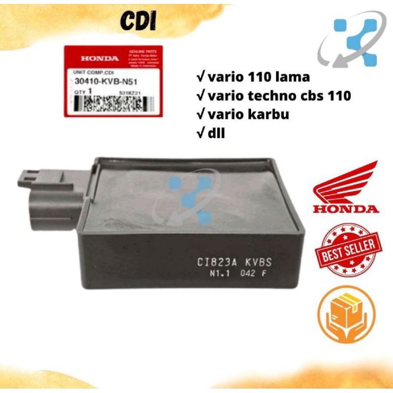 [KVB] CDI HONDA KARBU - VARIO 110 KARBU LAMA 2006- 2014 / VARIO TECHNO