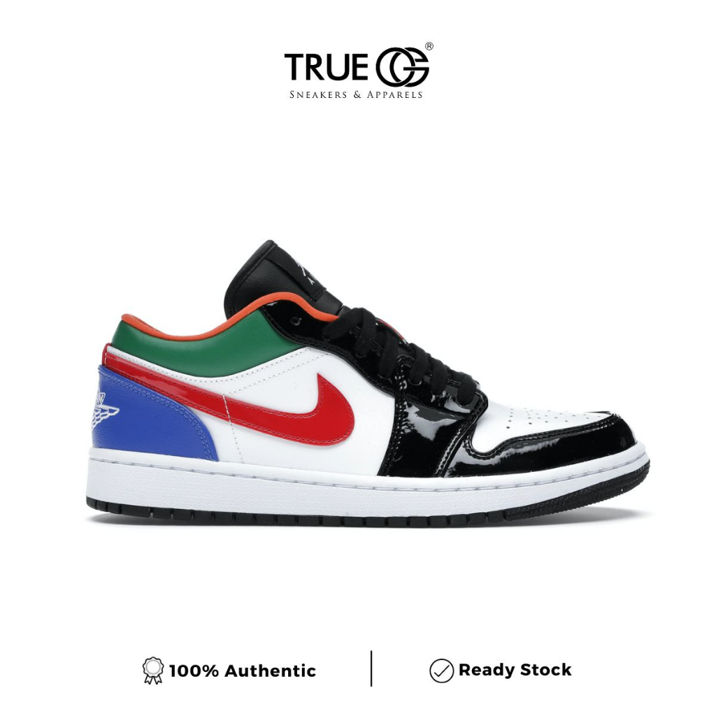 Air Jordan 1 Low Multicolor Black Toe (W) Authentic