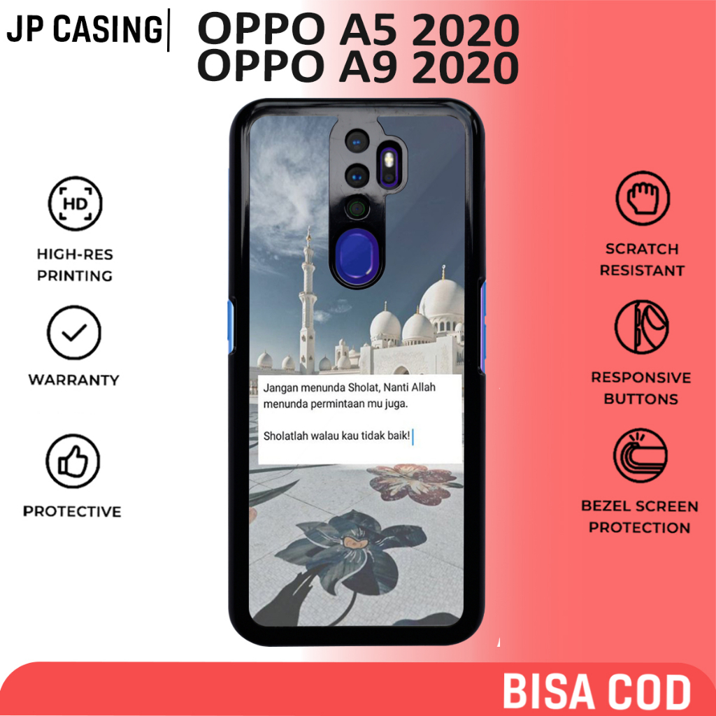 case oppo a5 2020 a9 2020 terbaru motif aesthetic quotes hitam keren cute casing cewek hp mewah baha