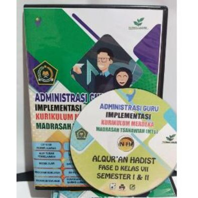 

CD MODUL AJAR AL-QUR'AN HADIST MADRASAH IBTIDAIYAH ( MI ) FASE A & B KELAS I & IV SEMESTER I & II IMPLEMENTASI KURIKULUM MERDEKA ( IKM ) PLUS BUKU DATA HADIR KURIKULUM MERDEKA