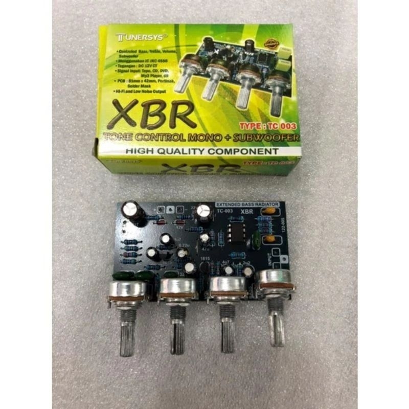 Tone Control Mono XBR Subwoofer