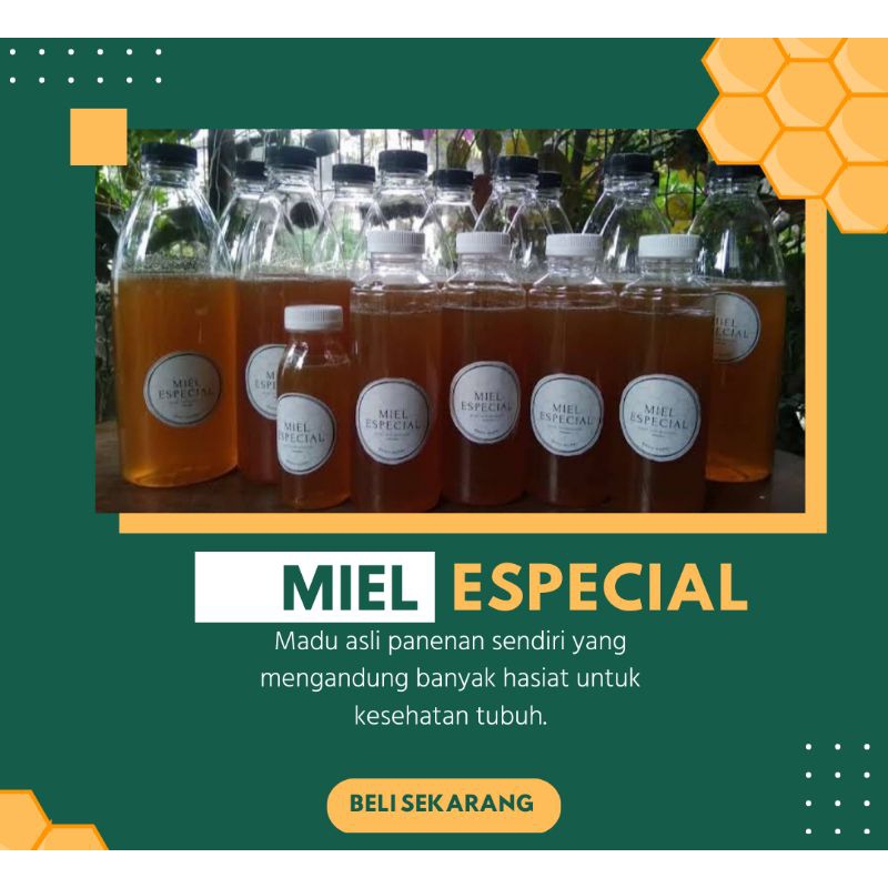 

Madu asli by Miel especial ( ukuran besar)