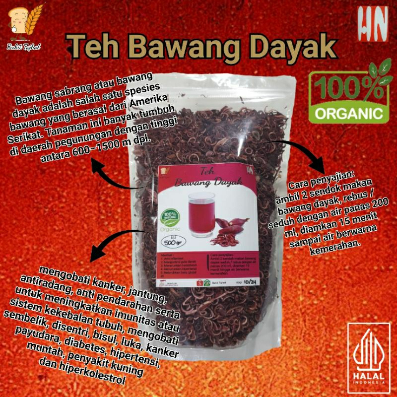 

Teh Bawang Dayak Organik - asli tanpa campuran