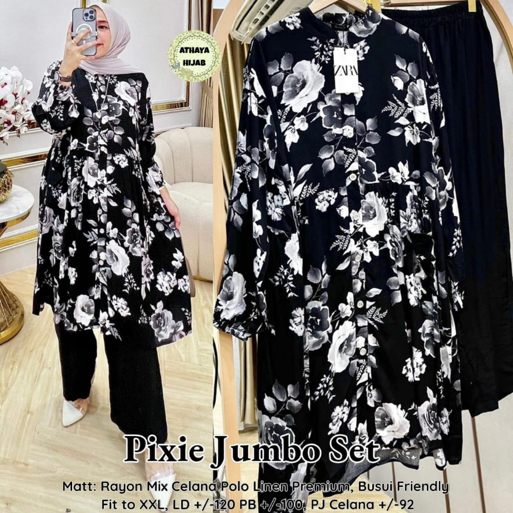 (LeccaStore) Pixi Jumbo Set By Athaya Hijab