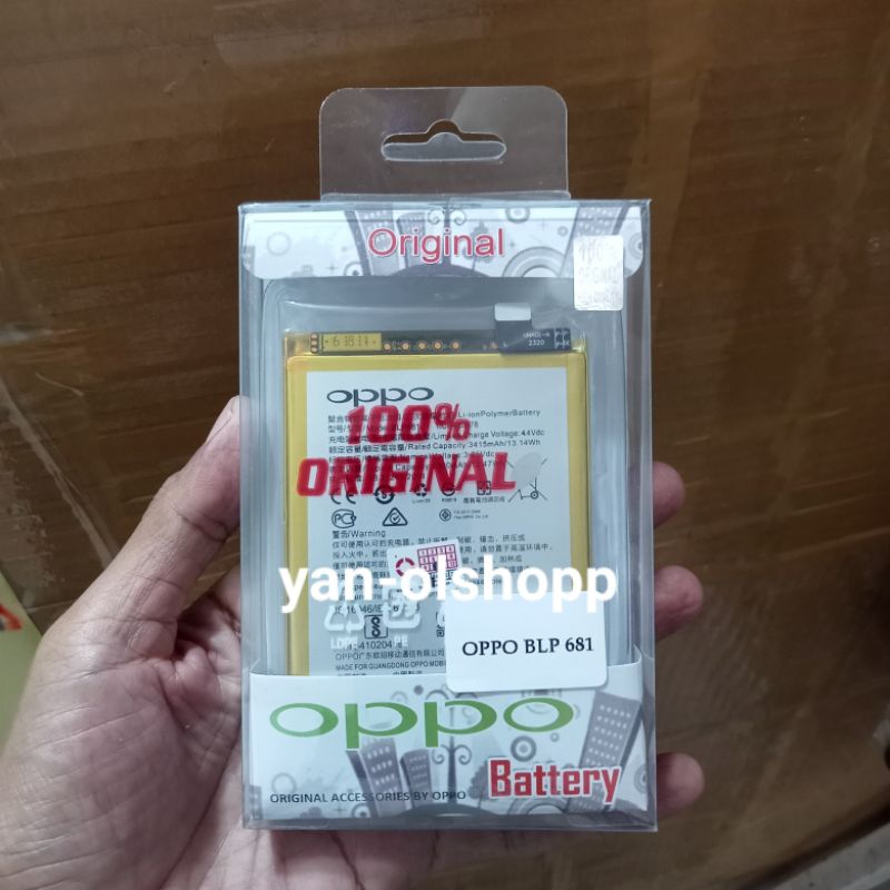 Baterai OPPO F9 / BLP 681/ BLP681/ BLP-681 Original batre Ready
