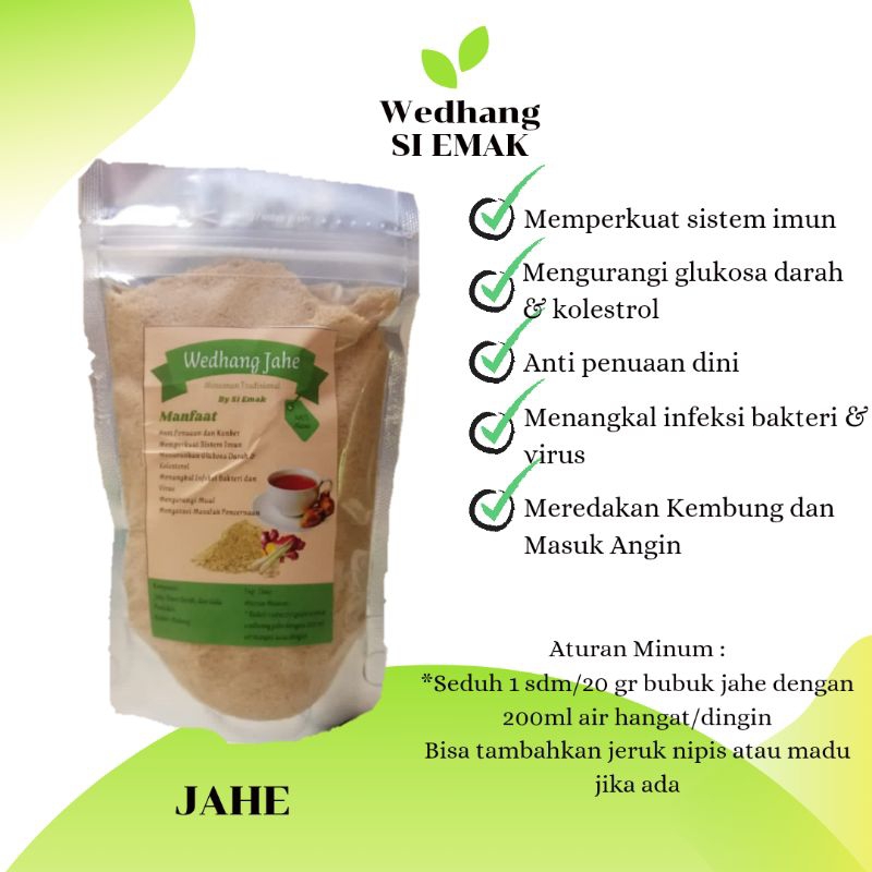 Jahe Merah/Jahe Original/Wedhang Jahe/Jahe Alami/Serbuk Jahe/Jahe 250 gr