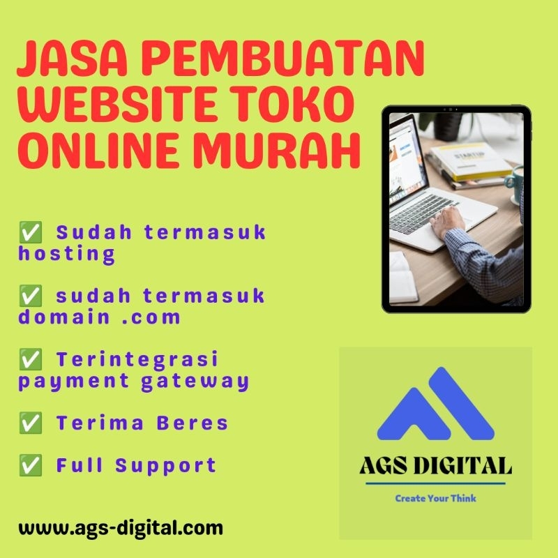 Jasa pembuatan website toko online wordpress integrasi payment gateway