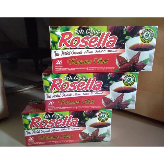 

[READY] Teh Celup Bunga Rosella / Rosela Kencono Sari Teh Herbal Asli Original