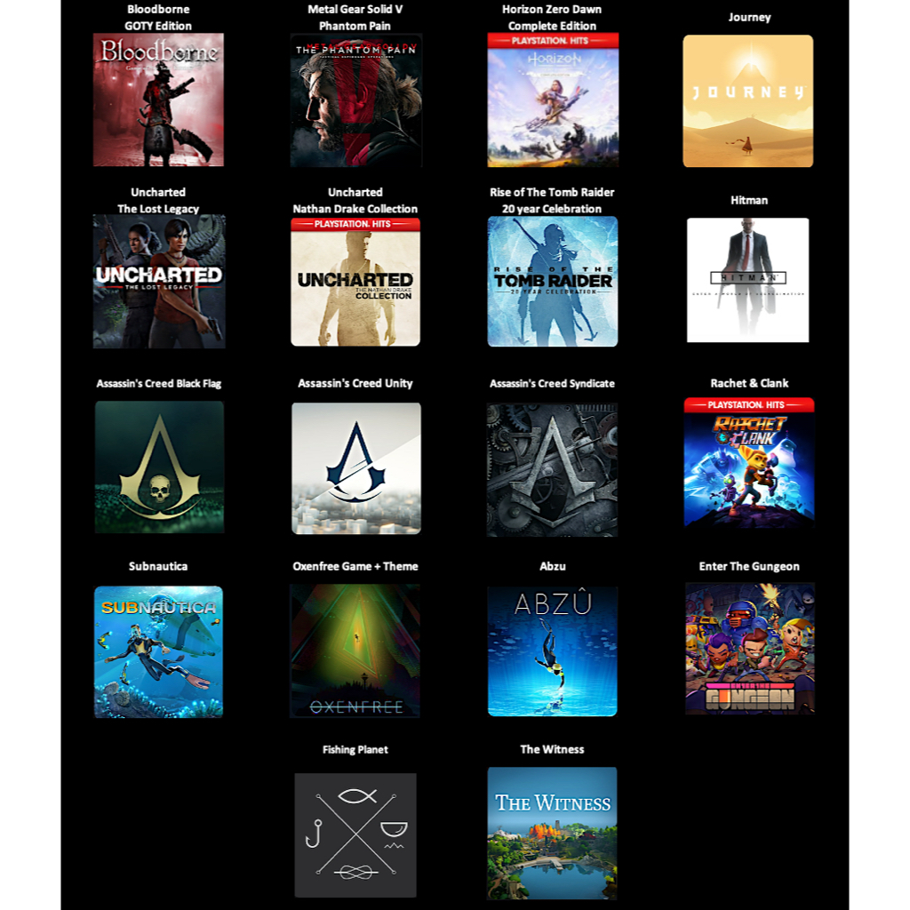 18 Games Digital PS4 Original Permanen Dalam 1 Akun Playstation Store