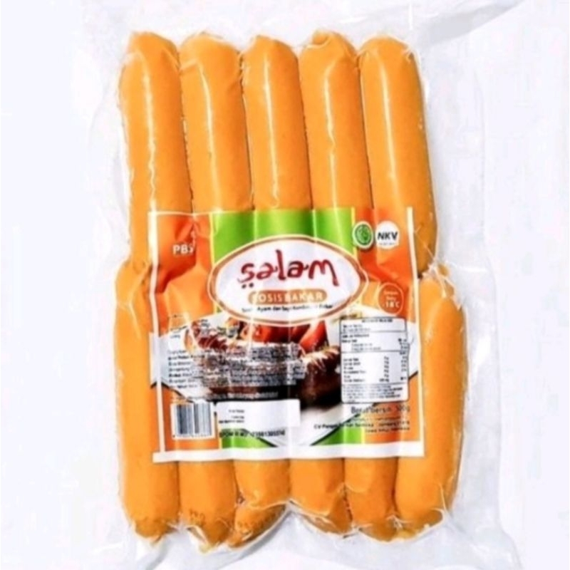 

Salam Sosis Bakar 500g Isi 10pcs / Frozen Food