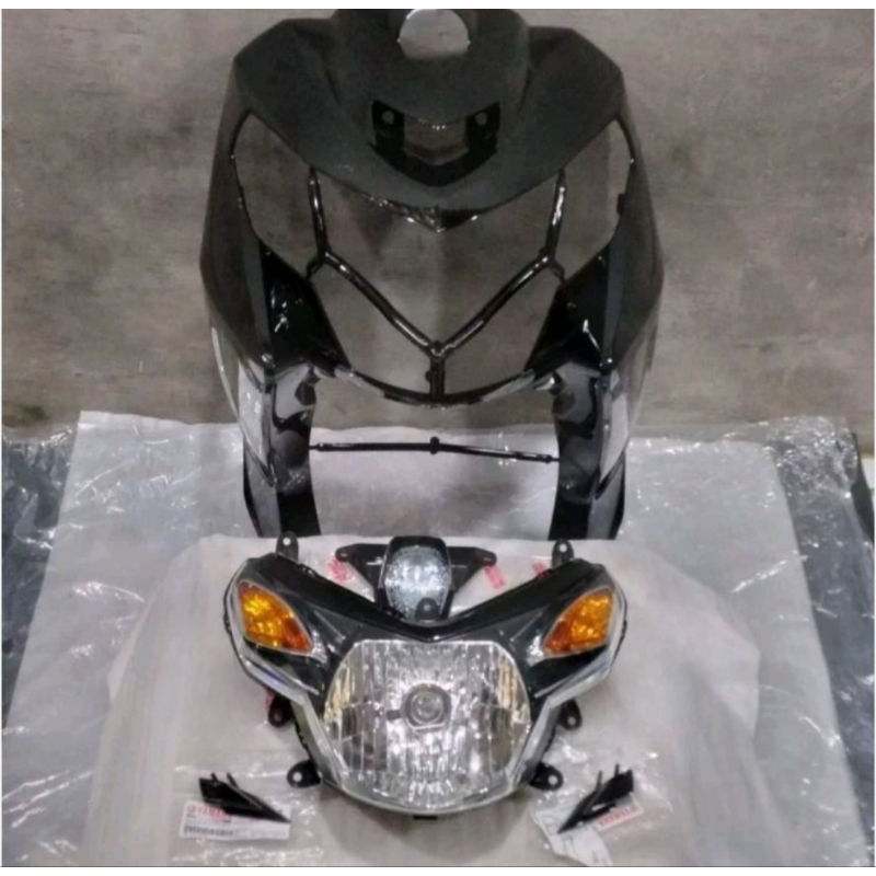 Tameng Nouvo Vietnam cover tameng depan Nouvo Z hitam original tameng vietkong