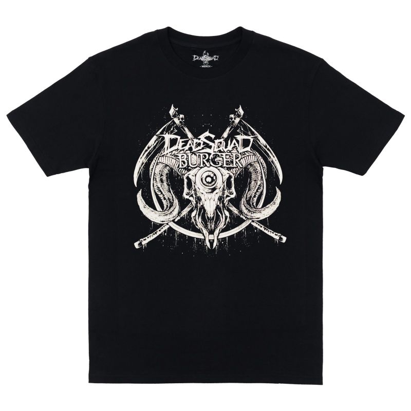 DEADSQUAD - BURGER TSHIRT BLACK NEW MERCHANDISE / KAOS DEADSQUAD