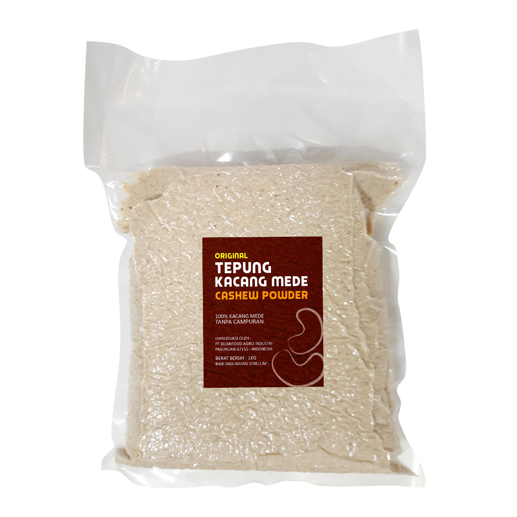 

Tepung Mede - Cashew Powder (Mentah) 1 Kg
