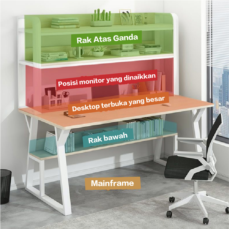 Damaindah Meja Belajar Anak Set Kursi / Meja Belajar / Meja Anak / Meja Belajar Anak / Meja komputer / Meja Kerja / Meja Belajar Minimalis Kayu /Minimalis/Murah/Aesthetic