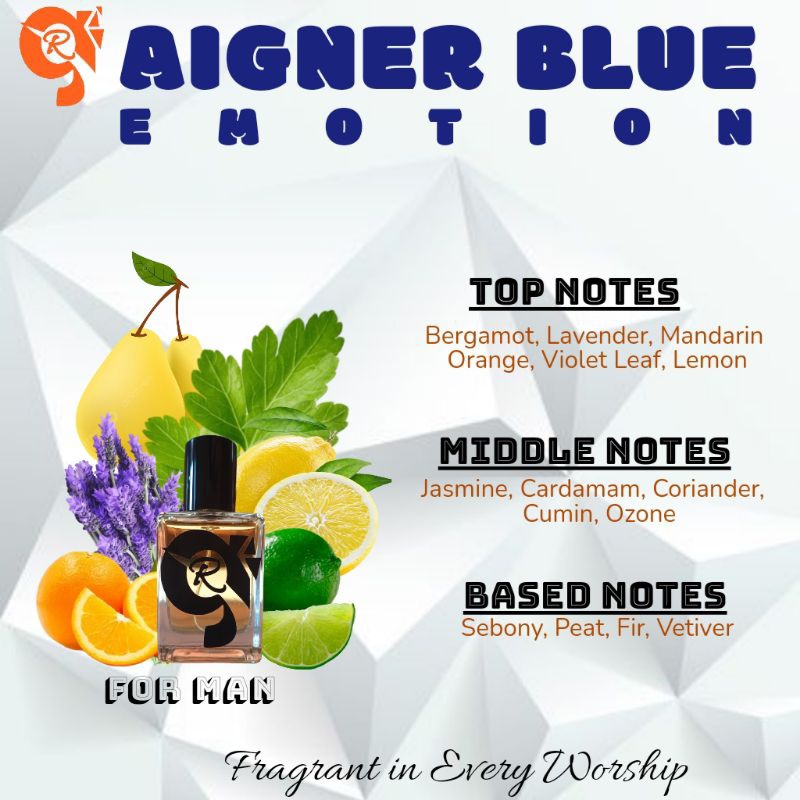 GR Parfum Aignerr blue emotion parfume outdoor pria