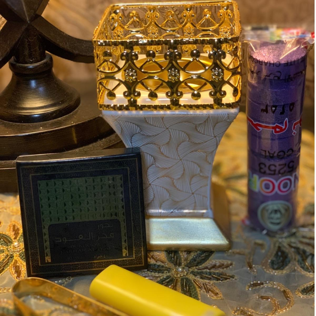 PAKET HEMAT Paket Lengkap Bukhur Import Dubai Bukhoor Saudi Bakhoor Arab 5 in 1 Paket Bukhur Lengkap