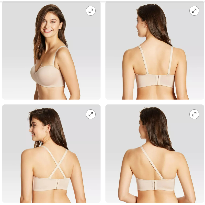 BRA WANITA STRAPLESS MAIDENFORM SEAMLESS BRA PAKAI BUSA PAKAI KAWAT PCM SIZE 40DD (40E) 40F - FULL C