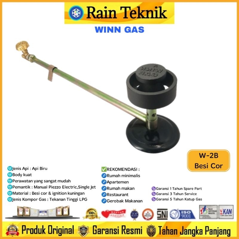 Winn Gas W-2B Kompor Gas Komersil - Tekanan Tinggi