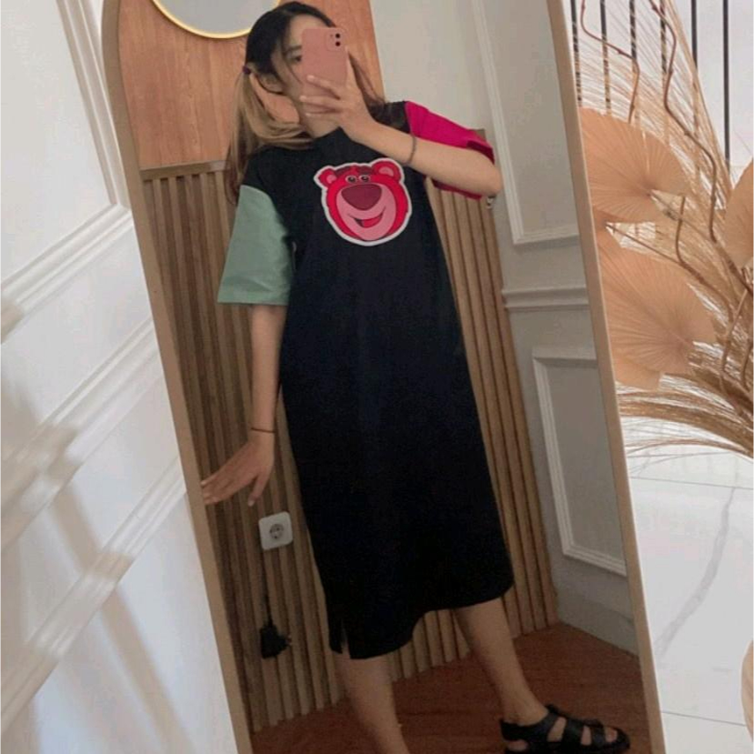 QADUA - MIDI DRESS WANITA DEWASA LOTSO SERIES