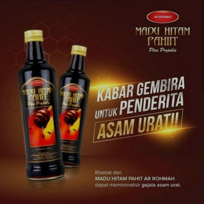 

Madu Hitam Pahit Arrohmah 470 Gr