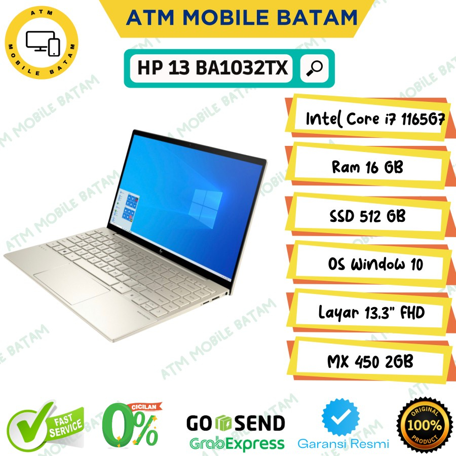 Laptop Hp 13 BA1032TX i7 1165G7 16/512Gb W10
