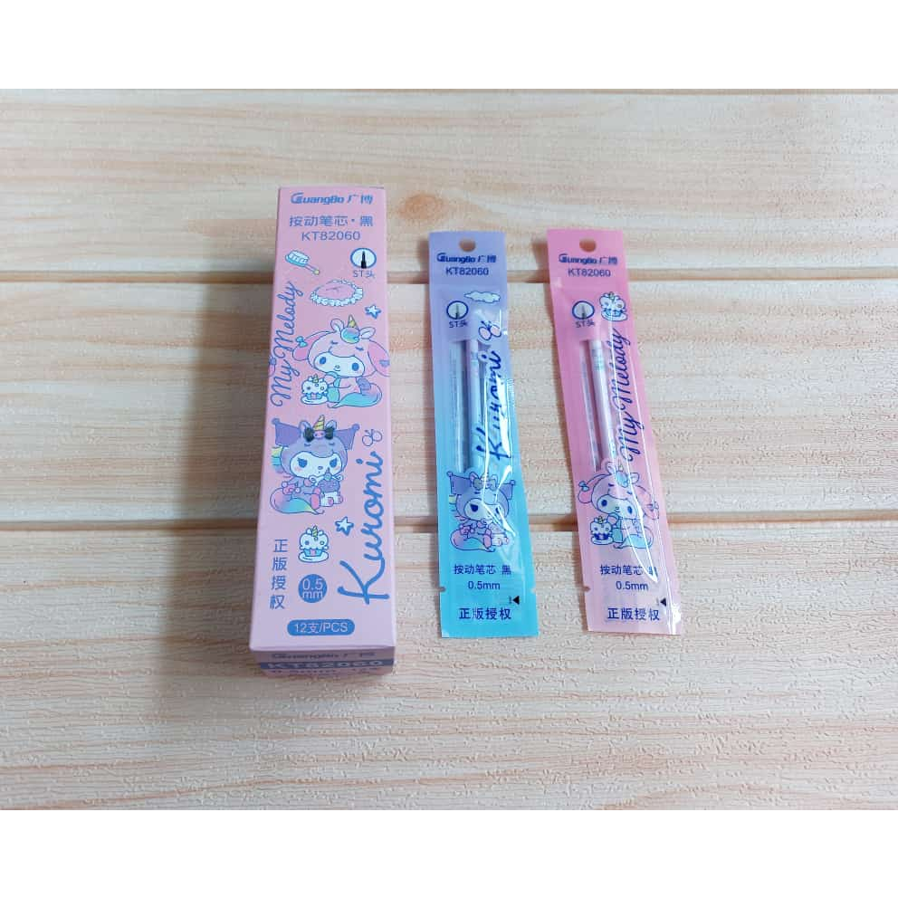 

REFIL PULPEN 1 SET ISI 2 KT82060 MELODY KUROMI
