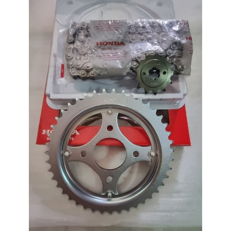 GEAR SET / RANTE RODA + GIR PAKET TIGER, TIGER NEW REVO (KCJ, ORIGINAL AHM HONDA)