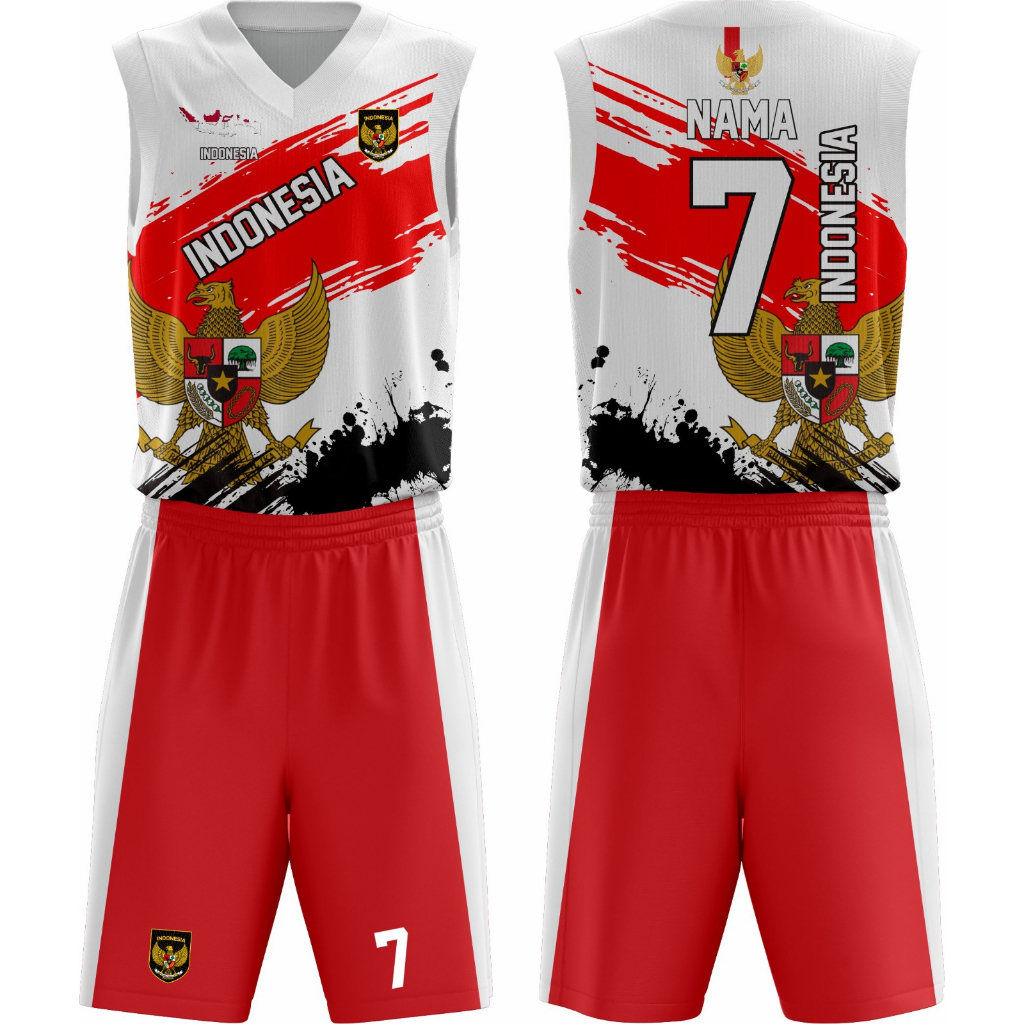 JERSEY SETELAN BASKET CUSTOM GRATIS NAMA DAN NOMOR PUNGGUNG