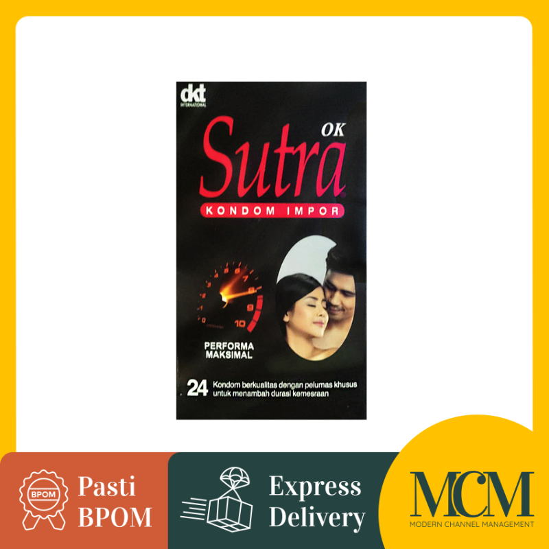 Kondom Sutra OK isi 24 Pcs - Kondom Hitam Sutra