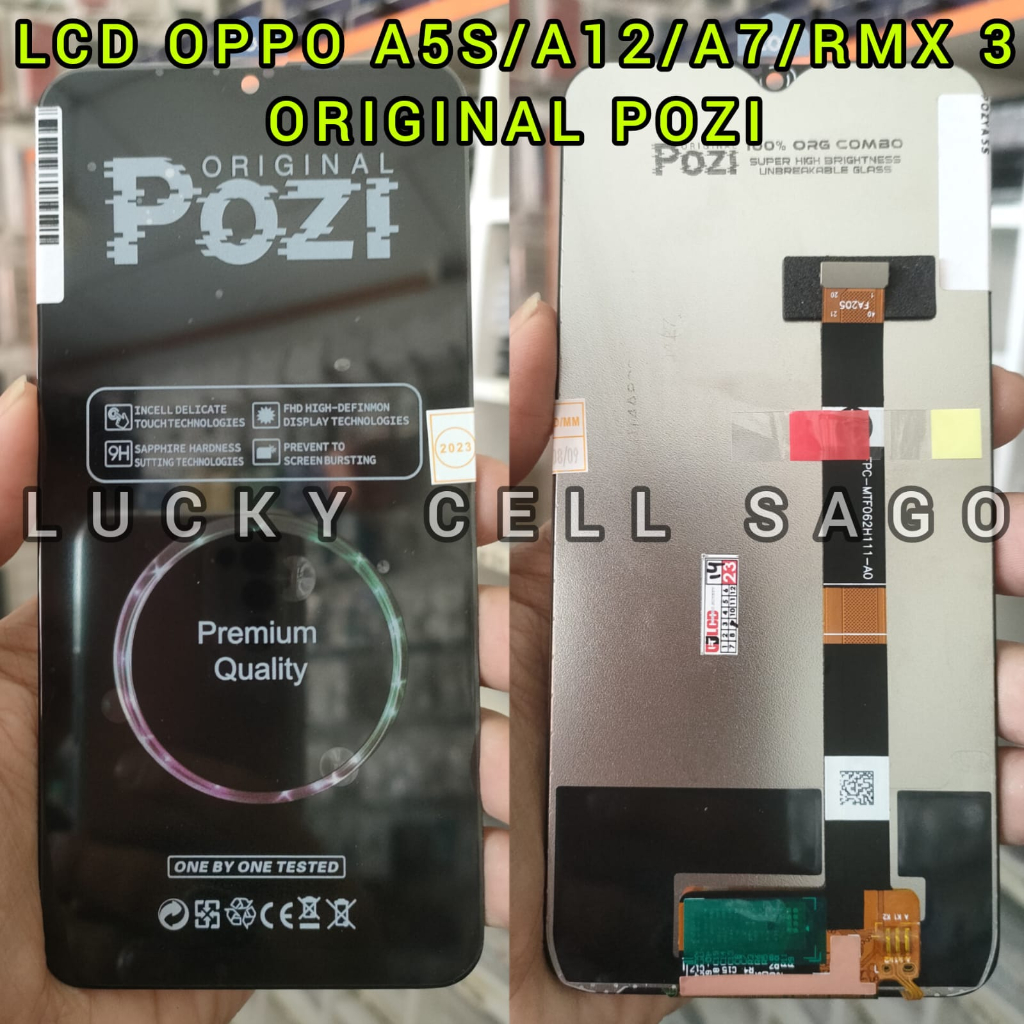 LCD OPPO A5S / A7 / A12 / RMX 3 / ORIGINAL POZI