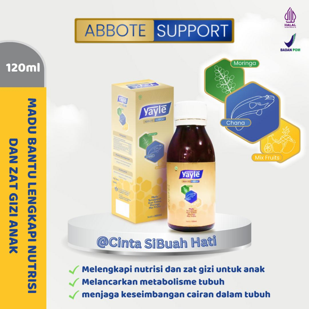 vitamin untuk lengkapi nutrisi anak yayle abbote 120ml