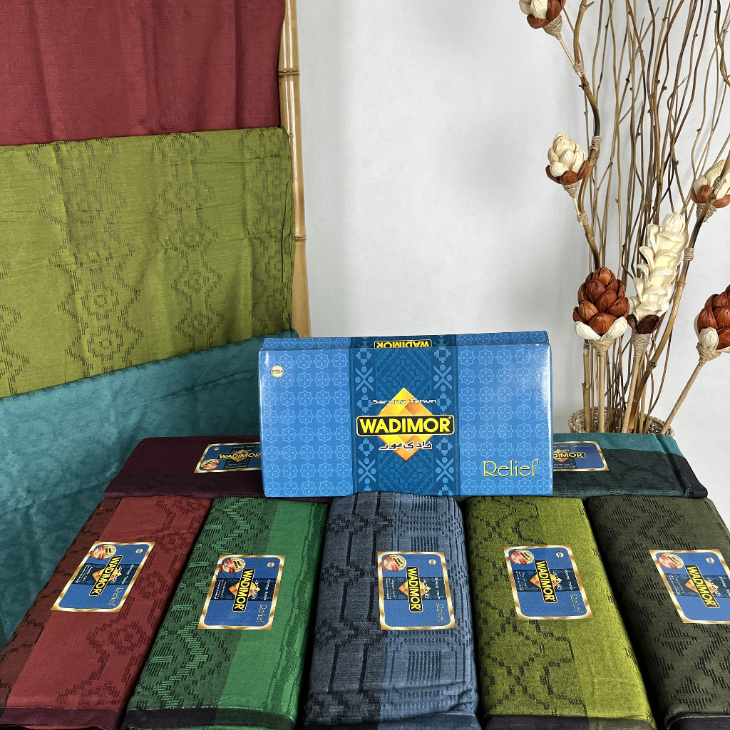 Sarung Wadimor Relief - Sarung Tenun Premium Motif Relief (Eceran, bisa pilih motif)