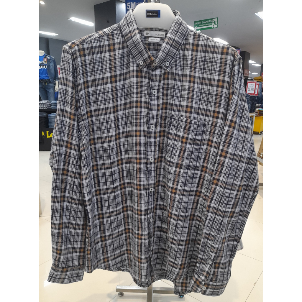 Larusso/Atasan Pria/Kemeja Flanel