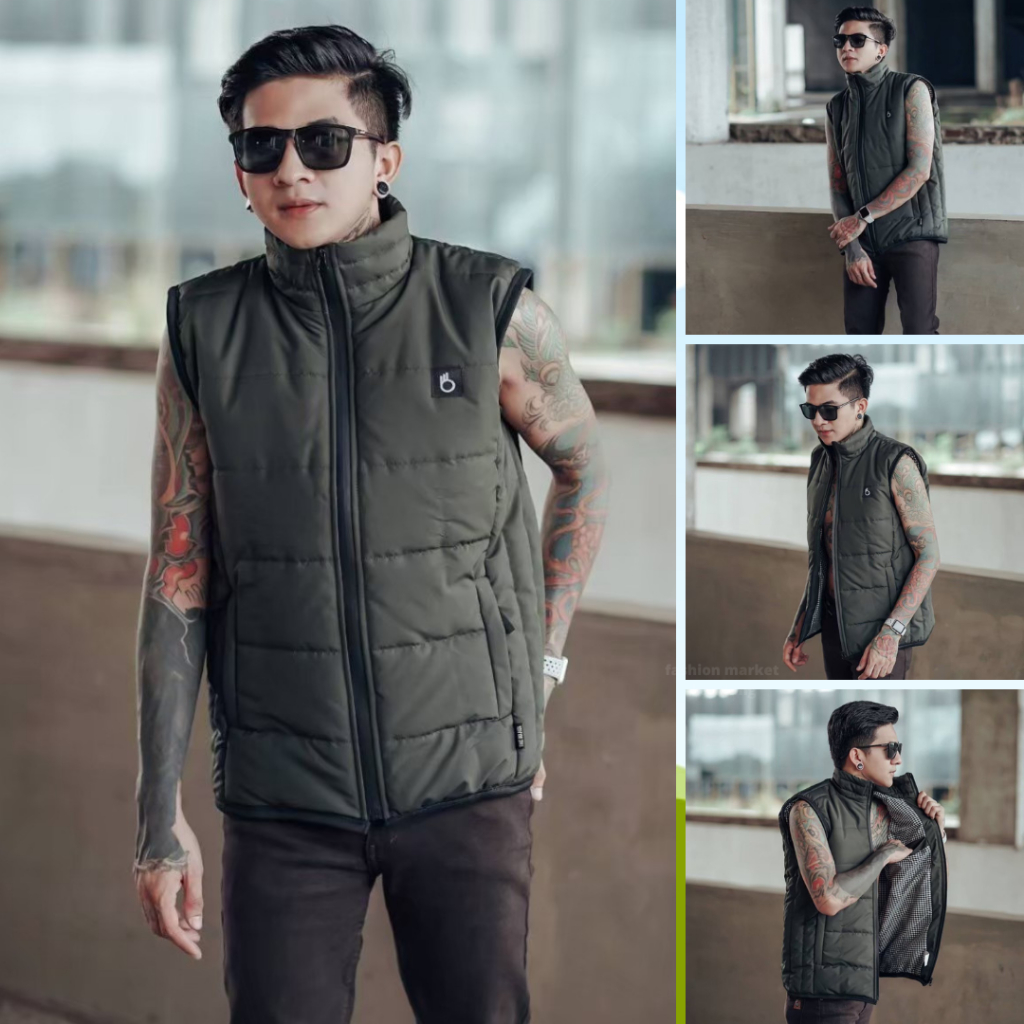 ROMPI GELEMBUNG PRIA WATERPROOF DAN WINDBREAKERS ORIGINAL THE BOJIEL / ROMPI PUFFER UNISEX MUSIM DIN