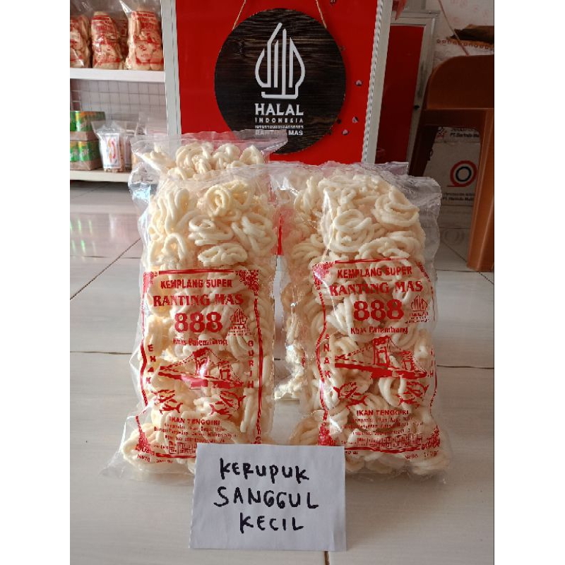 

KERUPUK SANGGUL KECIL IKAN TENGGIRI SUPER 1 KG 4 BUNGKUS