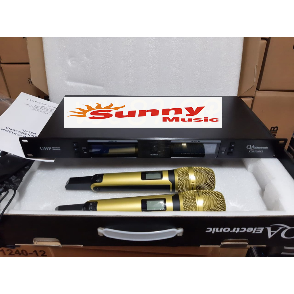 MIC WIRELESS QA ELECTRONIC KD 370 ORIGINAL KD370 BY RDW