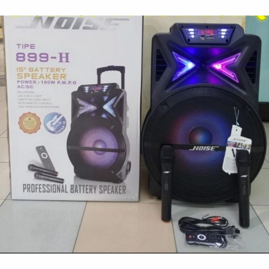 Speaker Portable Wireless Meeting Noise 899 H Original 15 inch Bluetooth