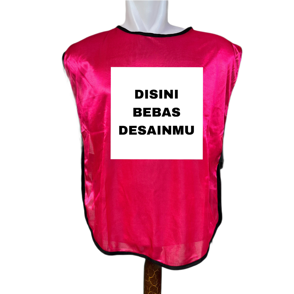 Rompi Custom Latihan Futsal Sepakbola Dewasa Karet