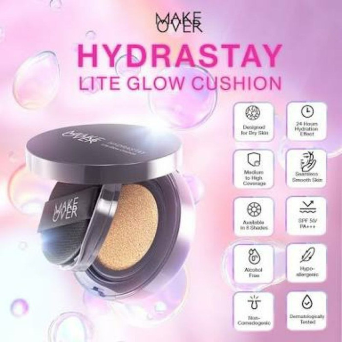Makeover Hydrastay lite glow coushion 15gr N30/W33/W41/W42/W30/N40